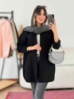مانتو پشت دکمه سوگند کد 7939 - تصویر 8