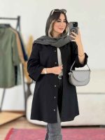مانتو آستین پاگن جیب دوبل کد 7958 - تصویر 7