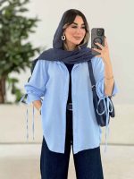 مانتو آستین بند نیکی کد7977 - تصویر 4