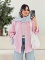 مانتو آستین بند نیکی کد7977 - تصویر 5