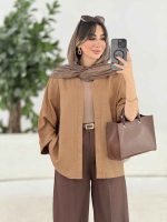 مانتو آستین پاکتی سلین کد 7965 - تصویر 12
