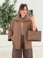 مانتو آستین پاکتی سلین کد 7965 - تصویر 46