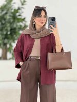 مانتو آستین پاکتی سلین کد 7965 - تصویر 31