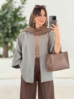مانتو آستین پاکتی سلین کد 7965 - تصویر 28