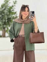 مانتو آستین پاکتی سلین کد 7965 - تصویر 33