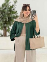 مانتو آستین پاکتی سلین کد 7965 - تصویر 40