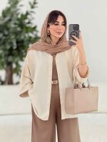 مانتو آستین پاکتی سلین کد 7965 - تصویر 6