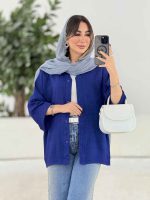 مانتو آستین پاکتی سلین کد 7965 - تصویر 32