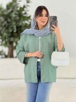 مانتو آستین پاکتی سلین کد 7965 - تصویر 27