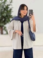 مانتو دو جیب پینار کد 7971 - تصویر 13