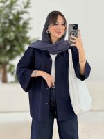 مانتو دو جیب پینار کد 7971 - تصویر 4