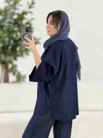 مانتو دو جیب پینار کد 7971 - تصویر 8