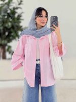 مانتو دو جیب پینار کد 7971 - تصویر 7