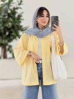 مانتو دو جیب پینار کد 7971 - تصویر 9