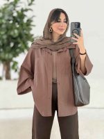 مانتو دو جیب پینار کد 7971 - تصویر 5