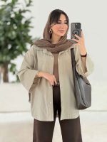 مانتو دو جیب پینار کد 7971 - تصویر 18