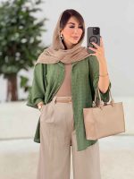 مانتو تک جیب گندم کد 7981 - تصویر 9