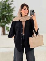 مانتو تک جیب گندم کد 7981 - تصویر 13