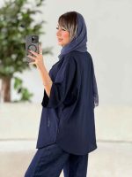 مانتو تک جیب گندم کد 7981 - تصویر 7