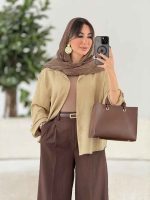 مانتو آستین پاگن آناهید کد 7978 - تصویر 19