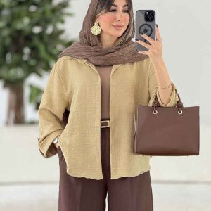مانتو آستین پاگن آناهید کد 7978