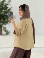 مانتو آستین پاگن آناهید کد 7978 - تصویر 8