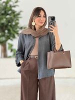 مانتو آستین پاگن آناهید کد 7978 - تصویر 20