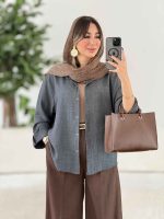 مانتو آستین پاگن آناهید کد 7978 - تصویر 18
