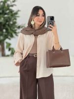 مانتو آستین پاگن آناهید کد 7978 - تصویر 13