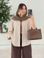 مانتو آستین پاگن آناهید کد 7978 - تصویر 6