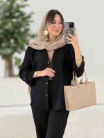 مانتو آستین پاگن آناهید کد 7978 - تصویر 11