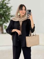 مانتو آستین پاگن آناهید کد 7978 - تصویر 4