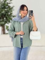مانتو آستین پاگن آناهید کد 7978 - تصویر 10
