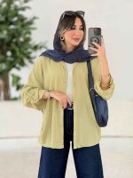 مانتو آستین بند محنا کد 7980 - تصویر 3