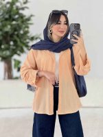 مانتو آستین بند محنا کد 7980 - تصویر 9