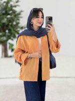 مانتو آستین بند محنا کد 7980 - تصویر 6