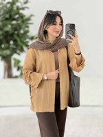مانتو آستین بند محنا کد 7980 - تصویر 12