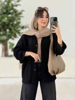 مانتو آستین بند محنا کد 7980 - تصویر 8
