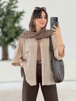 مانتو آستین پاگن آنجلا کد 7962 - تصویر 11