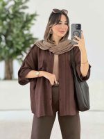 مانتو آستین پاگن آنجلا کد 7962 - تصویر 3