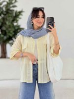 مانتو آستین پاگن آنجلا کد 7962 - تصویر 5