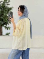 مانتو آستین پاگن آنجلا کد 7962 - تصویر 10