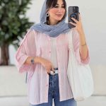مانتو آستین پاگن آنجلا کد 7962