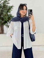 مانتو آستین پاگن آنجلا کد 7962 - تصویر 12