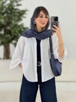 مانتو پانچ نیوشا کد 7982 - تصویر 15