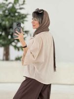 مانتو پانچ نیوشا کد 7982 - تصویر 5