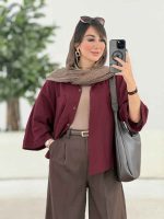 مانتو پانچ نیوشا کد 7982 - تصویر 7