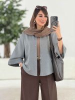 مانتو پانچ نیوشا کد 7982 - تصویر 6