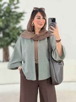 مانتو پانچ نیوشا کد 7982 - تصویر 10