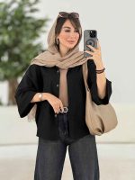 مانتو پانچ نیوشا کد 7982 - تصویر 11